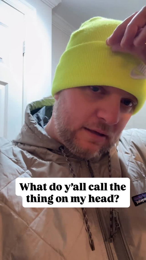 What do y’all call the thing on my head? Depending on where you grew up the name of it can vary. It’s a toboggan to me but when I moved to Colorado years ago I found out that’s what they ride down hills when it snows. Beanie is another one I’ve used in my life but mainly it’s a toboggan. What is it called where you are from?  #derrickyells #comedylife #winter #toboggan