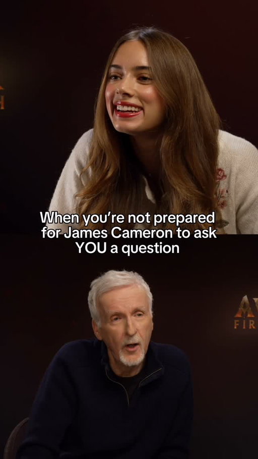 I think I answered okay 👀 
Truly cannot believe I got to interview THE James Cameron (or did he interview me lol), I could literally talk to him all day! Posting more soon!! 
PS thankyou so much @disney @20thcenturyuk for the incredible opportunity, Avatar Fire and Ash is incredible, go watch it!!