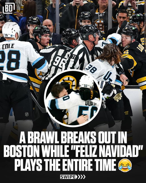 The Bruins and Mammoth are spreading holiday cheer across the league 🎄

(via @nesn)