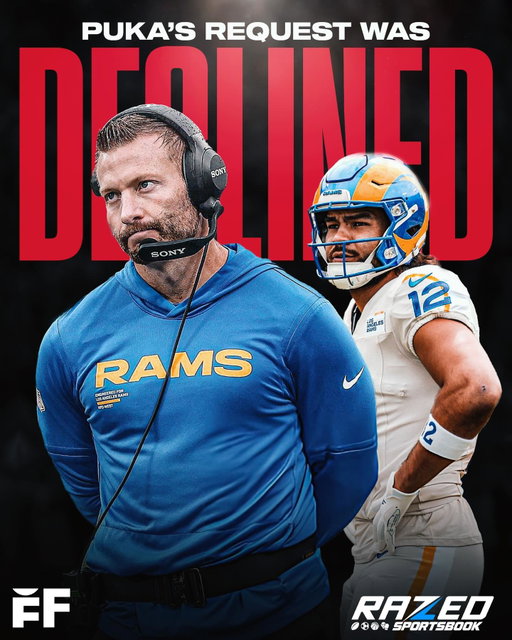 Ahead of the Rams’ pivotal Thursday night divisional matchup against the Seahawks, Sean McVay DECLINED Puka Nacua’s request for Adin Ross and N3on to enter the team facility for a video and is not happy about his star players’ actions on a short game week 😬

“I thought my team communicated. I guess there was no communication. Especially then, when Coach found out, he didn’t f*ck with that,” Nacua said on the phone.

“Just because of the short week. Let me handle business on Thursday, then we should be good. Quick turnaround. We can do a whole day, we can go from LA to Vegas for the weekend.”

Eventually, Nacua left the facility and joined the livestream in the van, once again explaining that McVay wasn’t happy about him trying to get Ross and N3on into the Rams’ building.

“When bossman heard about it, he was not happy about that one.”

(via Adin Ross stream)