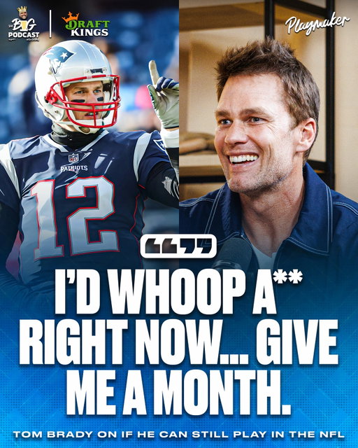 Which team should be calling Tom Brady right now? 👀 

Click the link in our bio to watch the new episode of @thebigpodwithshaq ft. @tombrady