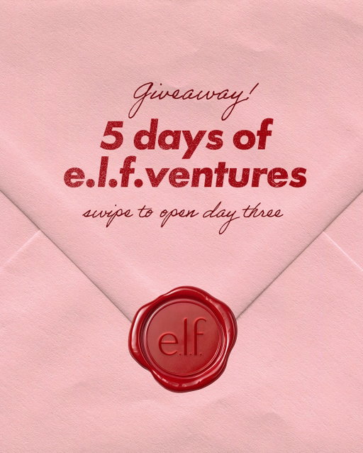 CLOSED: Congrats to our winner @veracaruso_ 🥳

🎁 5 days of e.l.f.ventures #GIVEAWAY! 🎁

We’re giving away 5️⃣ days of epic experiences this week to give back to our community so you can glow hard and treat your(s)e.l.f.! ✨

For Day 3, we’re teaming up with @resortpass to give away the spa day of your dreams! 🧖‍♀️ ONE lucky winner will receive:
✨ A $500 @resortpass gift card
✨ $100 worth of @elfcosmetics must-haves

To enter:
1️⃣ Follow @elfcosmetics and @resortpass
2️⃣ Like this post
3️⃣ Comment a 🎁 and tag a bestie!

Giveaway starts NOW and ends December 17 at 11:59 p.m. PT. NO PURCH NEC. Open to 18+ in 50 US/DC. Winner will be chosen at random and contacted via direct message. Void where prohibited. Rules: LINK IN BIO

#elfcosmetics #holidaygiveaway #resortpass