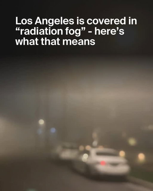 [🔗 IN BIO] A massive blanket of fog, known as radiation fog, has officially hit Los Angeles. Stretching nearly 400 miles from Redding to Bakersfield, the fog began settling in late November and has lasted into December 2025, affecting more than 20 counties. ☁️⁠
⁠
No, radiation fog has nothing to do with nuclear radiation! It forms when moist ground cools rapidly after sunset, causing water vapor near the surface to condense into a dense, low-lying cloud.⁠
⁠
Learn more about the phenomenon - and its benefit for California farmers – at the link in bio. 👩🏼‍🌾⁠
⁠
#mysecretla #localnews #weather