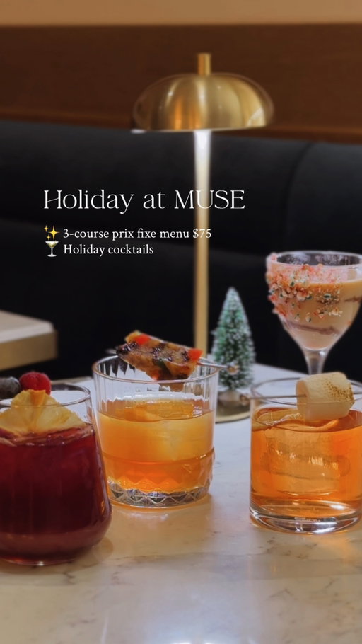 Raise a glass to the holidays with our merry concoctions 🎄✨ 🍸

#holidaytoronto #holiday2025 #bistro #MUSEbistrobar #toronto #torontoeats