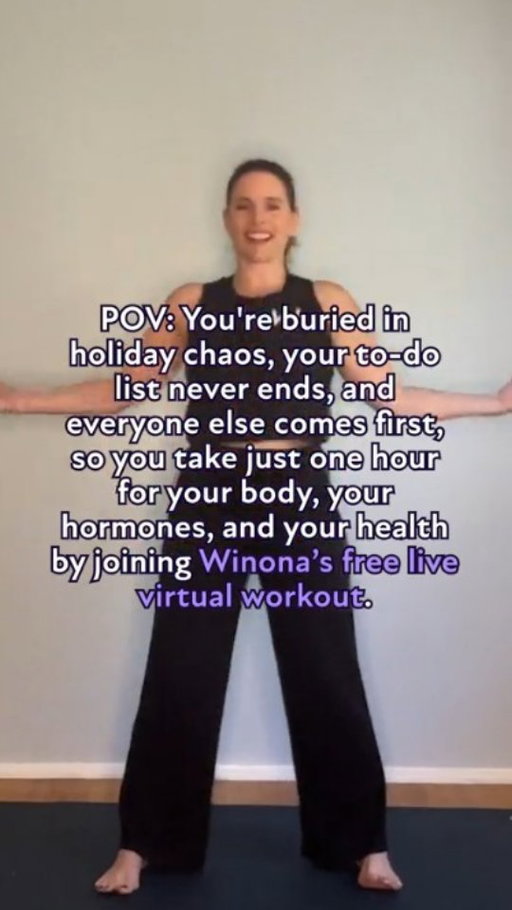 ✨ The holiday season is magical…but it can also feel like a lot, especially when you’re juggling fatigue, sleep issues, and hormonal changes on top of everything else. If your body’s craving a reset, this one’s for you. 💆‍♀️ 

🎁 In the Winona app, December 19th 5-6pm PT 🎁 

 
Join @erikashannonmovement, menopause fitness coach, for a virtual workout designed to recharge your energy, restore balance, and keep cortisol levels in check. 

 
Click the link in bio to download the Winona app and RSVP today!

#womenshealth #womensworkout #hormonehealth #bestwomensworkout #followalongworkout #fitnessgoals #fitover50 #workoutwithme