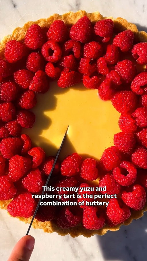 Yuzu juice is the star of this buttery tart — get @yossy.arefi's recipe free for a limited time at the link in our bio.