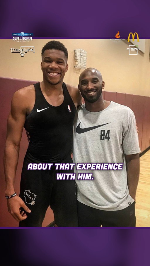 Kobe Bryant had the ULTIMATE AURA 🏀 Comment 'GIANNIS' for a DM with the full episode. #NBA #Bucks #Kobe #Giannis #basketball