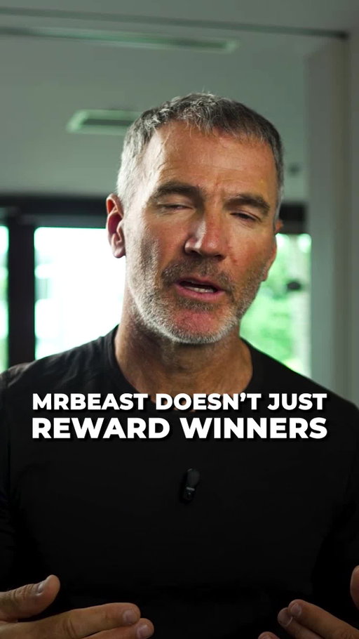 MrBeast cracked the code: reward effort fast, publicly, and specifically — that’s how you keep people all in.