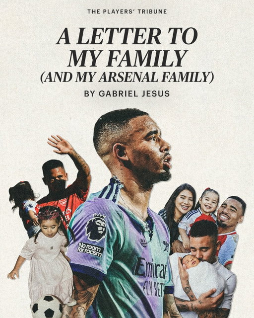 “I am not still here for the weather, eh?

I am here to make history.”

Gabriel Jesus is back. (Link in bio)