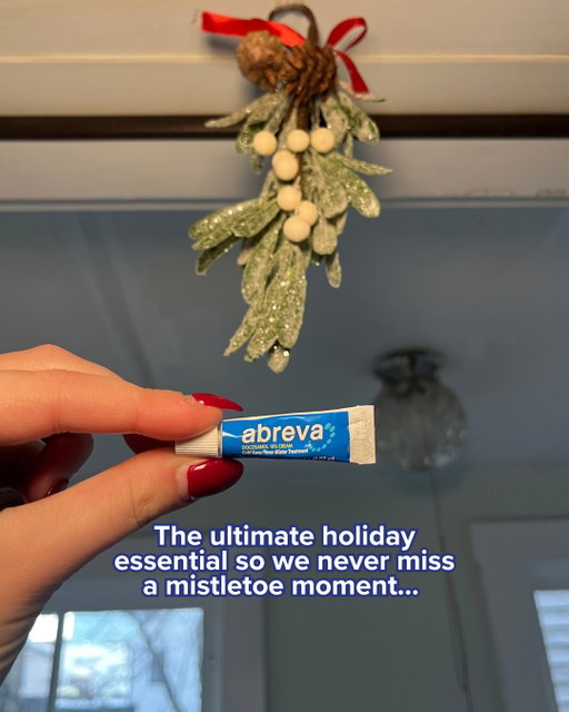 'Tis the season to keep Abreva on the go💋