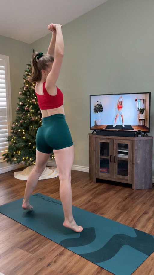 Christmas dance workouts are my ONLY workouts now until next year 🙂‍↕️🎄

I’ve got 3 Christmas dance parties to some of the BEST Christmas music on my channel: MadFit! Come dance with meeee 💃