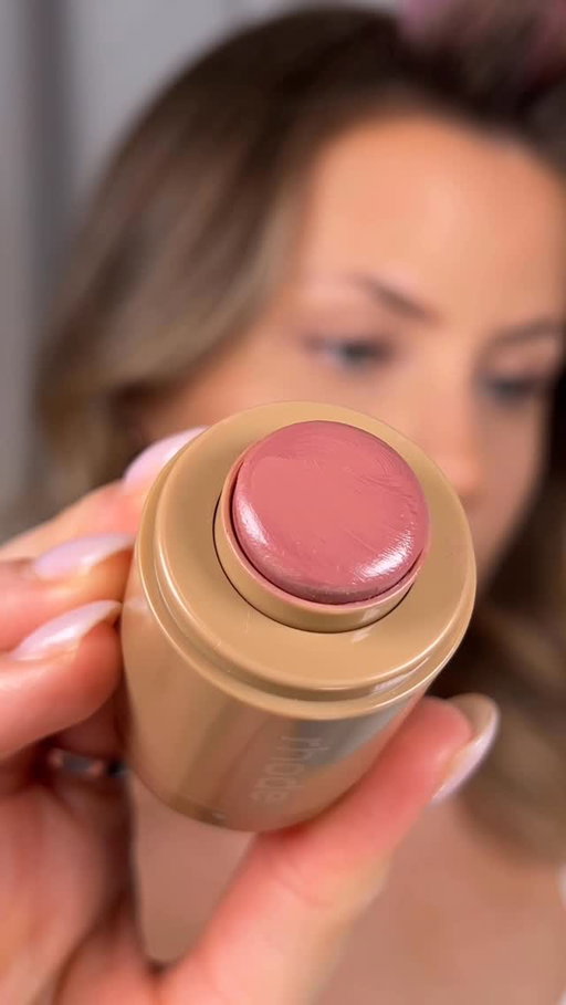 1 blush - 3 steps 🎀 such an easy way to create a cohesive look!! #makeup #blush