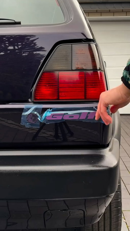 Watch @unboxacar unwrapping a true icon. 
The Golf Mk2 Fire and Ice, produced in 1990. 🔥❄️

#Volkswagen #ID3GTX #FIREICE