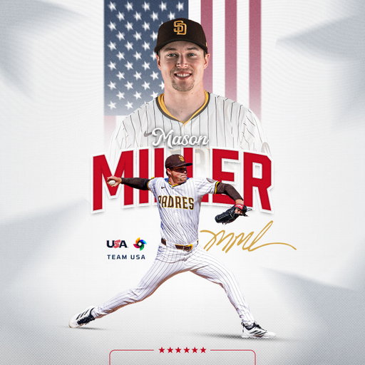 Mason Miller is bringing the heat to the WBC 🔥

The @Padres flamethrower will pitch for Team USA in March!