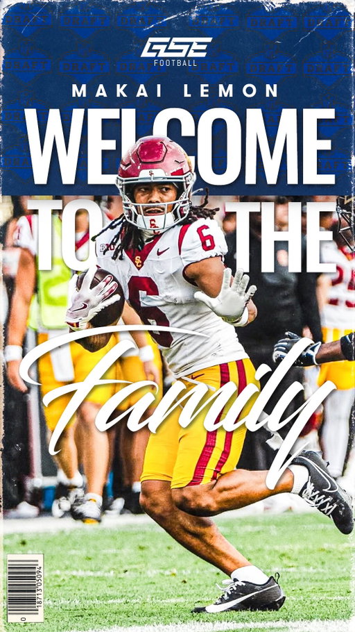 We are proud to welcome @makailemon, the 2025 Biletnikoff Award winner out of USC to the GSE Family 🙌
#NFLDraft #gseworldwide