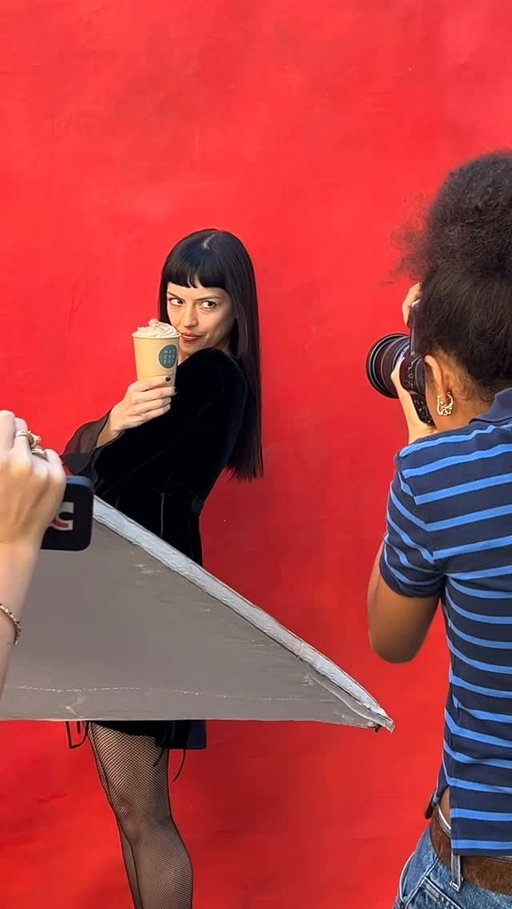 A little BTS from our shoot with @themarias ✨ Yes, this was filmed in the backyard of our Williamsburg café.

The Coquito Matcha is only on the menu for a few more weeks, and every cup supports environmental conservation efforts in Puerto Rico. Sip it while you can, through January 5.