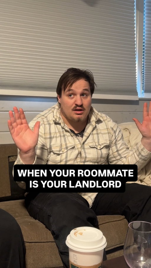 he doesn’t even wash his dishes #unhirables #landlord #roommate #roommates