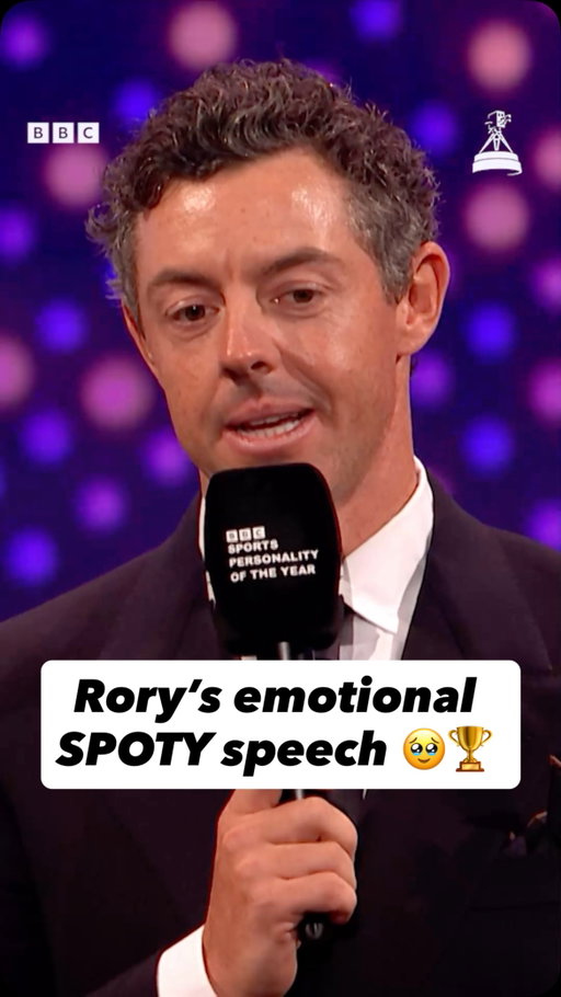 “They sacrificed so much for me.” 🥹

@rorymcilroy paid tribute to his family after picking up the BBC Sports Personality of the Year 2025 trophy ❤️