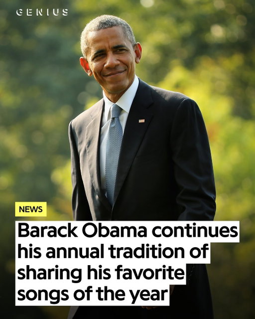 obama’s end-of-year playlist is here 🎶✨
he’s been doing this since his white house days — and the taste still holds up.
what song are you adding to your rotation?