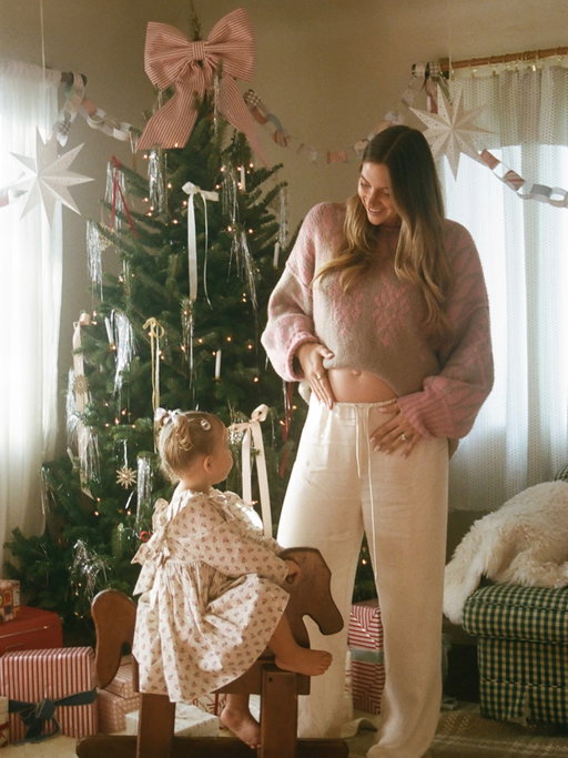 you at 2 & mom 20 weeks pregnant 
with your little sister 🤍✨
shot on film: @susandsol