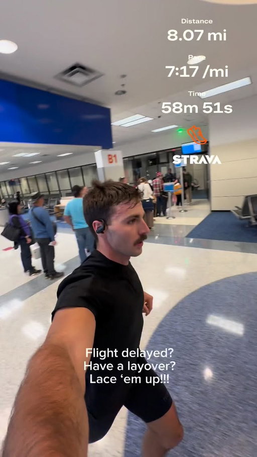 DFW Airport has a really nice straightaway between terminals B and D for easy miles.
My connecting flight got delayed, so I made use of the free time. On my way to Vancouver for another Hyrox weekend!
-
-
-
- 
#airport #runninglife #runningmotivation #traveler #hyrox
