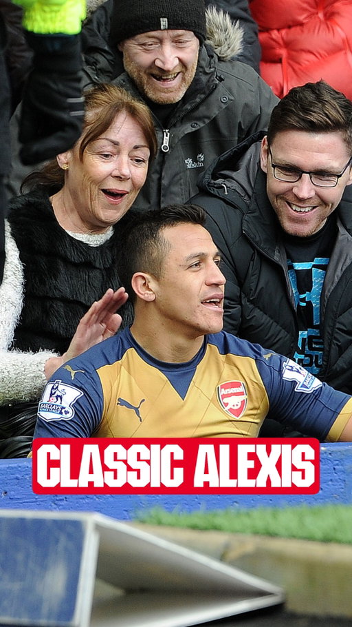 Quick breather 😅⁣
⁣
⏪ Rewind to this classic Alexis Sanchez moment at Goodison Park