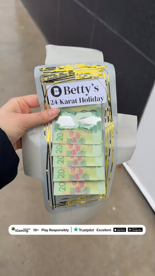 Another Betty’s 24-Karat Holiday surprise is waiting out there 👀💵 Will you be the lucky one to spot it? 🎁 Shoot us a message once you’ve got it - we’d love to connect!💛! Follow along for future drops!
