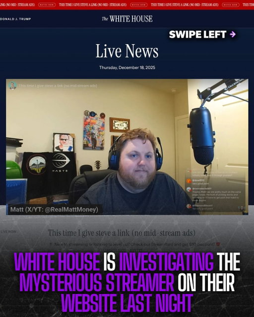A random Youtube live streamer appeared on the White House website late last night. He described himself as “a shepherd for individuals investors.” The stream lasted an hour before it got shutdown👀

#streamer #whitehouse #news #trending #explore