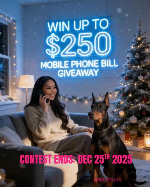 📱❄️ We’re paying someone’s mobile phone bill — just in time for the holidays!

One lucky winner will get up to $250 toward their mobile phone bill, covered by Neobanc 💙

How to enter:
1️⃣ Like this post
2️⃣ Follow @neobanccom
3️⃣ Tag friends in the comments (unlimited entries)
4️⃣ Share this post to your story for 10 bonus entries

💡 Pro tip: Unlimited entires! The more you tag, the better your chances.

Contest ends December 25
Winner announced December 26 🎄✨

Good luck & happy holidays!

#Neobanc #GiveawayCanada #MobilePhoneBill #PhoneBillPaid #HolidayGiveaway #CanadianContest #WinWithNeobanc #WinterGiveaway #ContestAlert #BillRelief