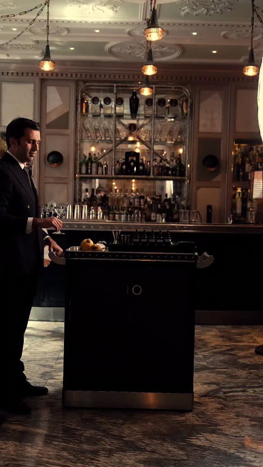 Giorgio and I casually making a drink at @theconnaught bar. 
.
🎥: @lateef.photography