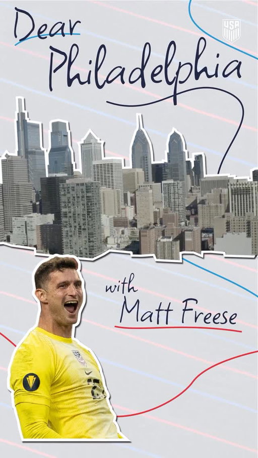 “Our history and our personality will be on full display.” 🇺🇸

Dear Philly ❤️ Matt Freese 

#USMNT x @bankofamerica