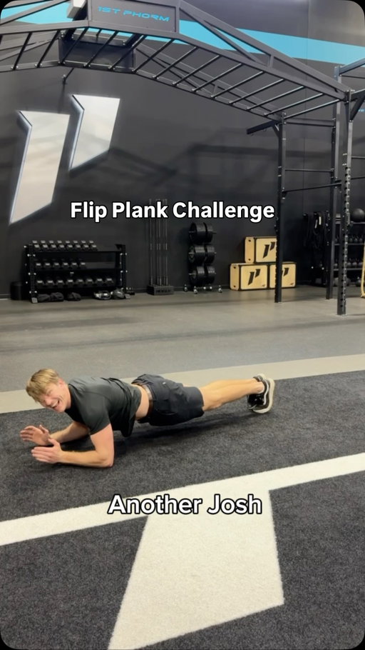 The DMs requested we do this. Pass or fail? 😅

#challenge #flipplank #officelife #1stphorm