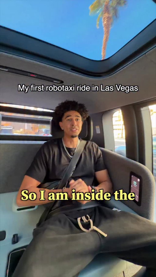 This is the future of transportation! Had to check out @zoox robotaxis while I was in Las Vegas 👀 #zoox #robotaxi #ad