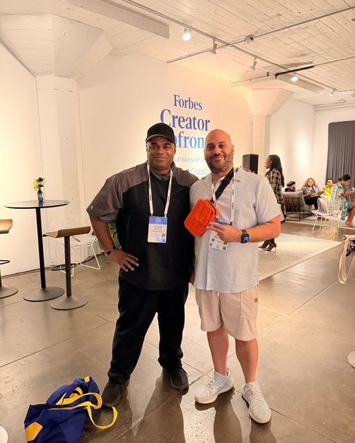 RIP, my friend. 🕊️ 

The last photo Lamarr Wilson and I took together came about because he heard I was speaking at the Forbes Creator event, and he wanted to come out to hear and support me - taking the time out of his busy schedule to be there. He was such a nice, kind soul. You will be missed by so many, @lamarrwilson.