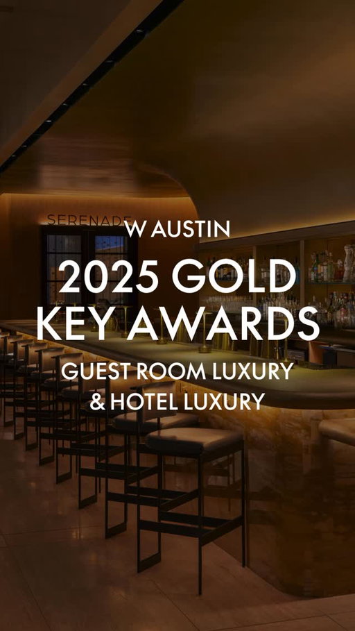 From bold design to unforgettable stays. W Austin is proud to be named a 2025 Gold Key Award winner for Guest Room Luxury & Hotel Luxury.