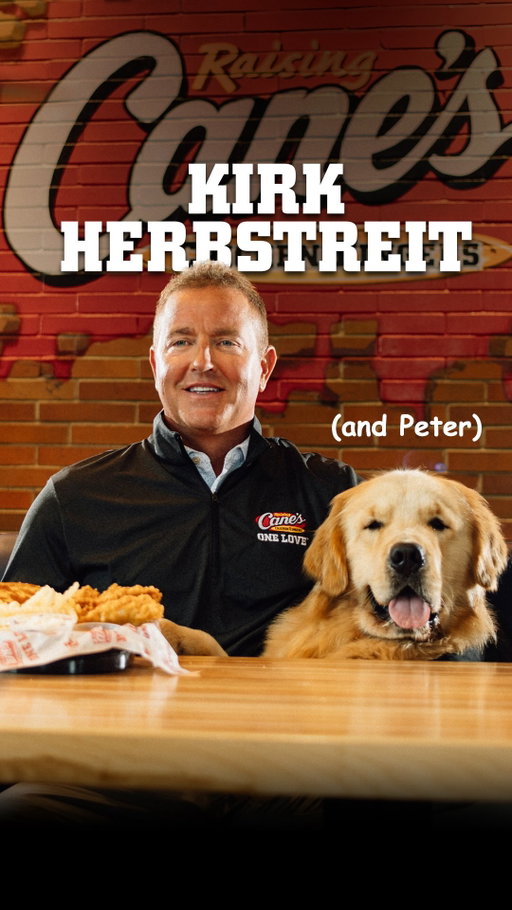 @kirkherbstreit and Peter reporting live from Raising Cane’s Nashville