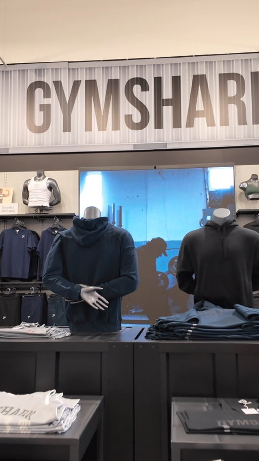 @gymshark mode: activated. 🏋️ 🦈 Available at select DICK'S House of Sport stores.