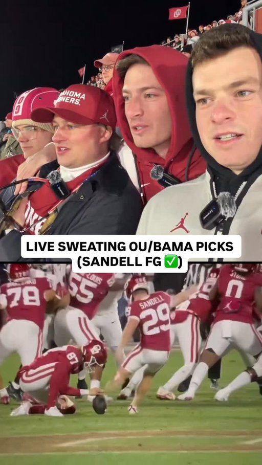 TATE SANDELL FROM 51 ✅

@timmy_takes’ pick gets us off to a hot start on our OU/Bama Picks 

(Sweat with us on Underdog)