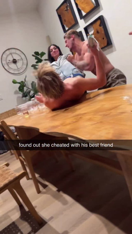 Found out she cheated with his best friend