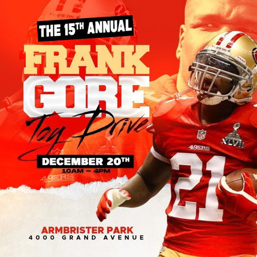 ⚠️ TODAY • SATURDAY, DEC. 20th⚠️

FRANK GORE’s 15th ANNUAL TOY DRIVE & SHOE GIVEAWAY 🎅🏾🎄🎁👟🧸

Registration begins 10am and ends at 12noon • Child must be present!!!

We have hundreds of items such as four wheelers, dirt-bikes, bikes, Ps5, X-Box, iPads, iPhones, Gaming computers, Airpods, & so much more!!!!

FIRST COME, FIRST SERVE — EARLY ARRIVAL HIGHLY RECOMMENDED‼️

Thanks to all of the participating sponsors🙏🏾