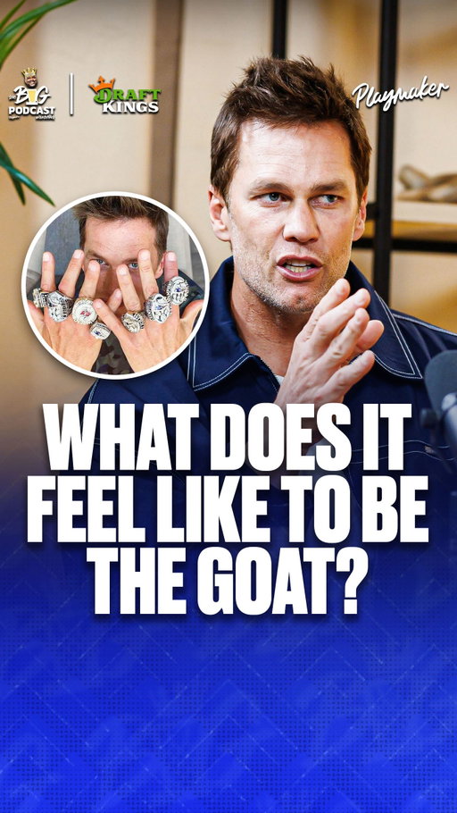 Tom explains how it feels to be the GOAT 🐐