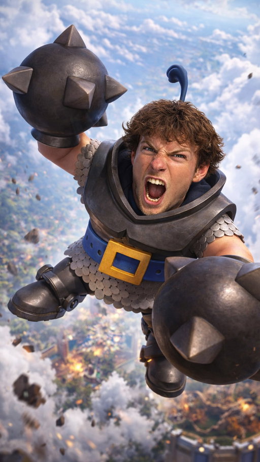 Is Megaknight the most no skill card in Clash Royale? #clashroyale