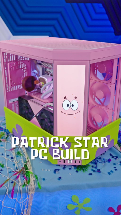 Patrick Star PC build! ⭐

Huge thank you to @hytebrand for sending over a complete matching Strawberry Milk set 🍓🥛

HYTE components used:

- Y70
- Y70 touch infinite Display Upgrade
- FA12 Fans
- Noodle - LN70
- PCIe 5.0 Hyper Riser
- Powered USB Hub

Visit 🔗 [hyte.co/Driggsy] for a parts list

#HYTEupsetup #Spongebob #PatrickStar #BlendedGTalks #pcbuild [ad]