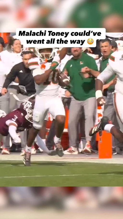 Toney tripped on what could’ve been a punt return TD 🥀