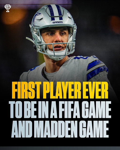 This is WILD. 🤯

Cowboys kicker Brandon Aubrey started his sports career as a center back in SOCCER. 😳

He played from 2013-2016 for Notre Dame before playing for Toronto FC and Bethlehem Steel FC.

Now Aubrey’s the best kicker in the NFL. 👏 What a story and transition.

Follow US (@sportsculture) to stay tapped in if you love sports 🔥