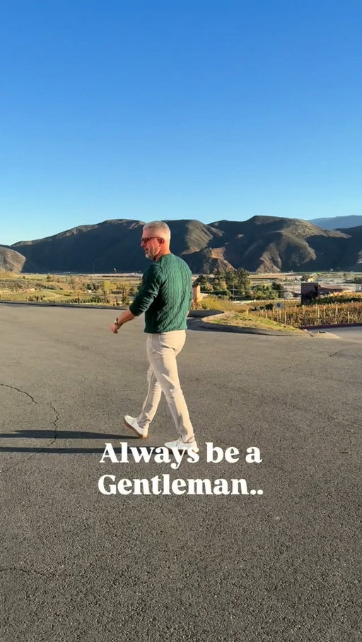 Always be a gentleman… 😳