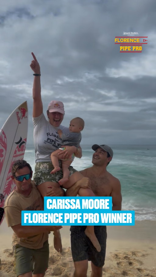 Huge congrats to @rissmoore10 2025 Florence Pipe Pro winner 🏆 

📺Watch @florence_marine_x #PipePro Finals Day LIVE at worldsurfleague.com | @hawaiihta @rogue.tv