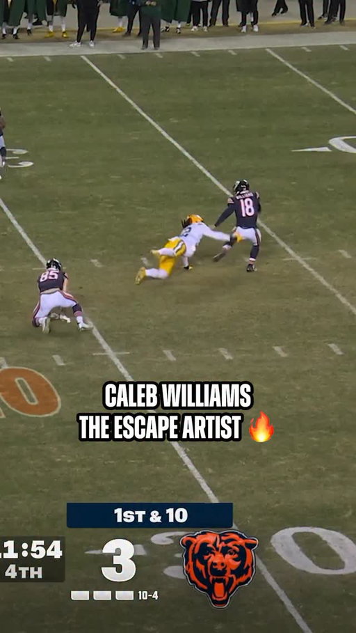 try to sack Caleb challenge (impossible) 

GBvsCHI on FOX/FOX One
watch.nfl.com