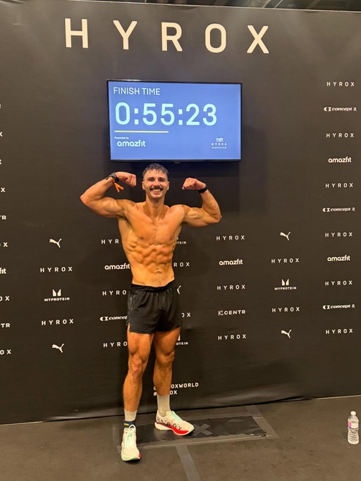 HYROX Vancouver Men’s Pro 🥇 Overall. 55:23
Big PR and unbroken wall balls.
55 or die. (+23 seconds)
Put scary goals out into the universe and chase them hard as hell. Road to the Elite 15 continues.
Thanks again to my sponsors- @tenthousand.cc @rawnutrition @rad_global @getmnly