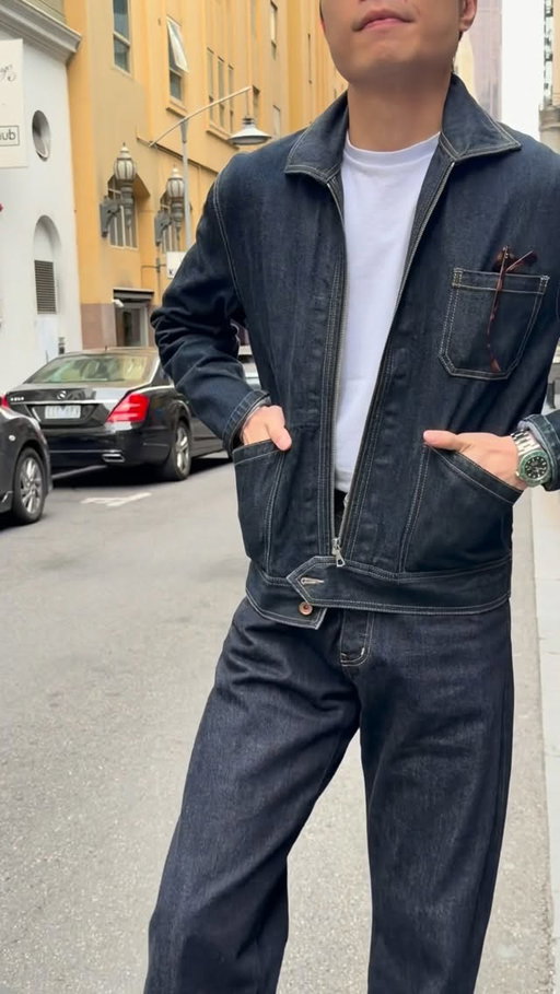 J070 Workwear Jacket and JE19 Selvedge Jeans
Back in Stock
